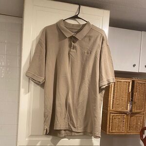 Carhartt Men's Tan Polo Shirt size 2XL 12:11 100% cotton